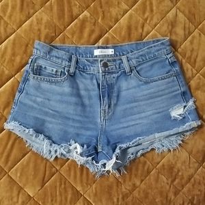 Raw Hem Shorts